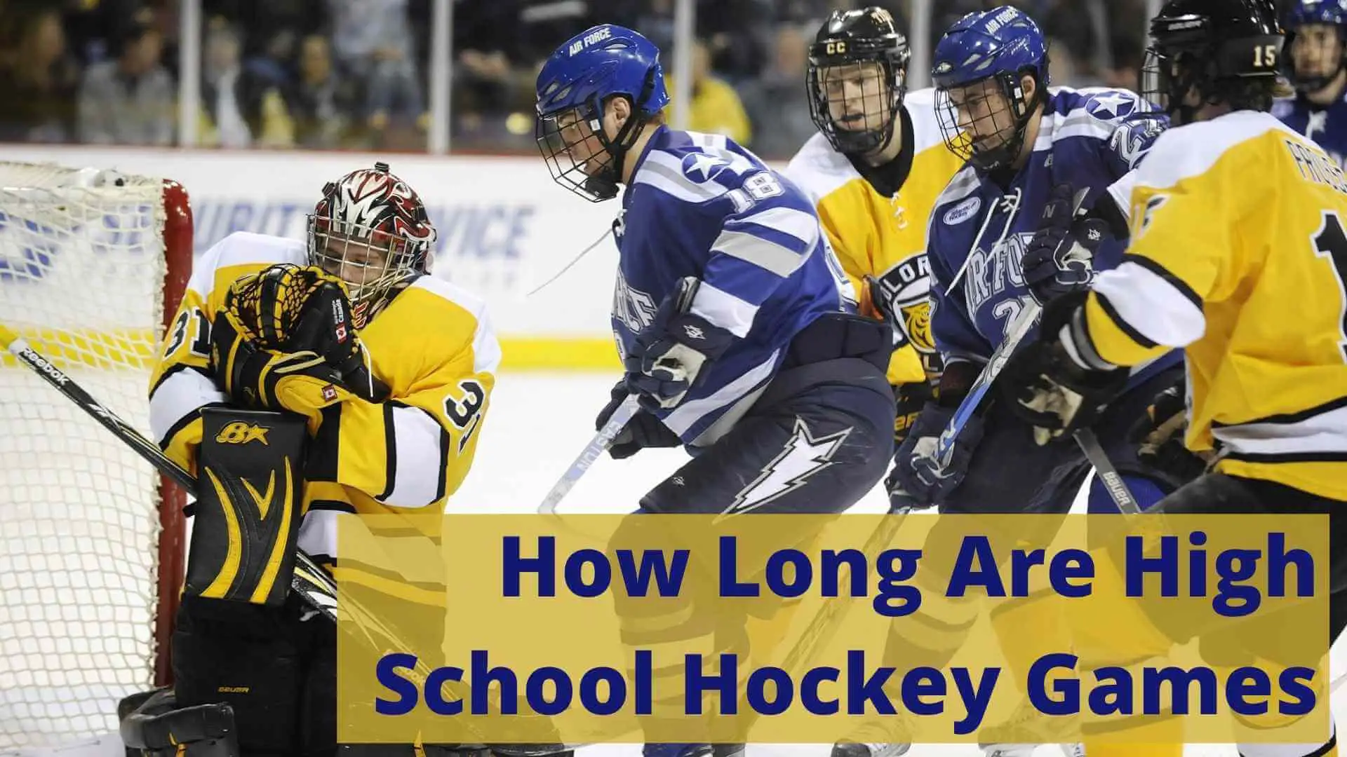 How long are high school hockey games