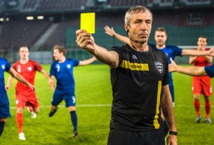 yellow card mean in soccer