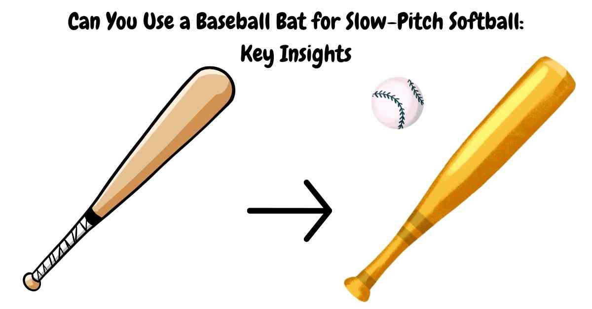 Can You Use a Baseball Bat for Slow-Pitch Softball: Key Insights